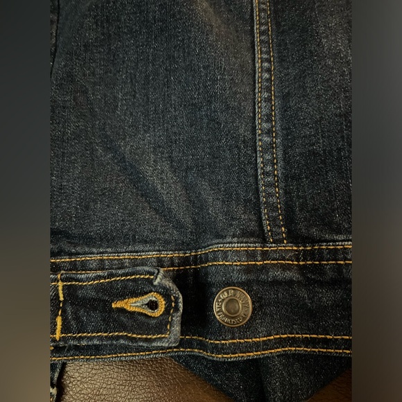Old Navy Jean Jacket Size L Button Sides Western - Picture 11 of 13